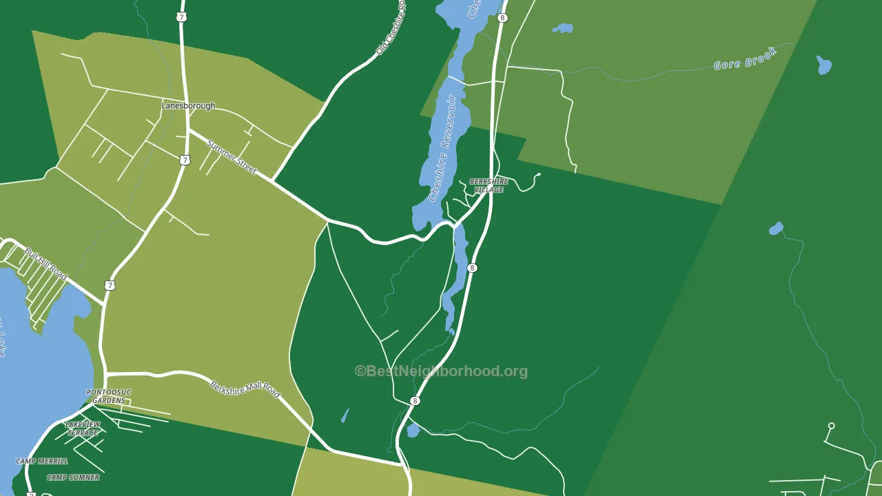 01224, MA block-group voter-turnout map