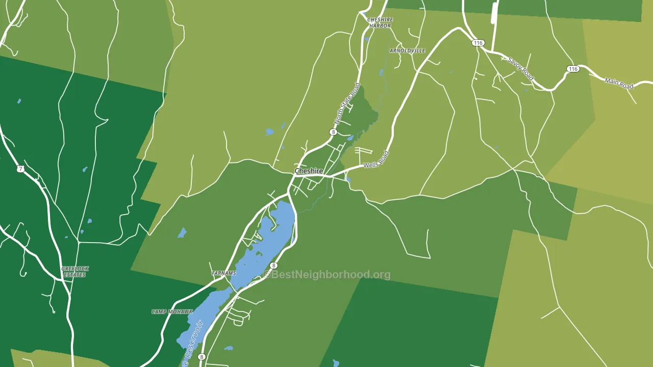 01225, MA block-group voter-turnout map