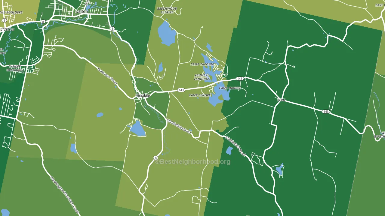01235, MA block-group voter-turnout map