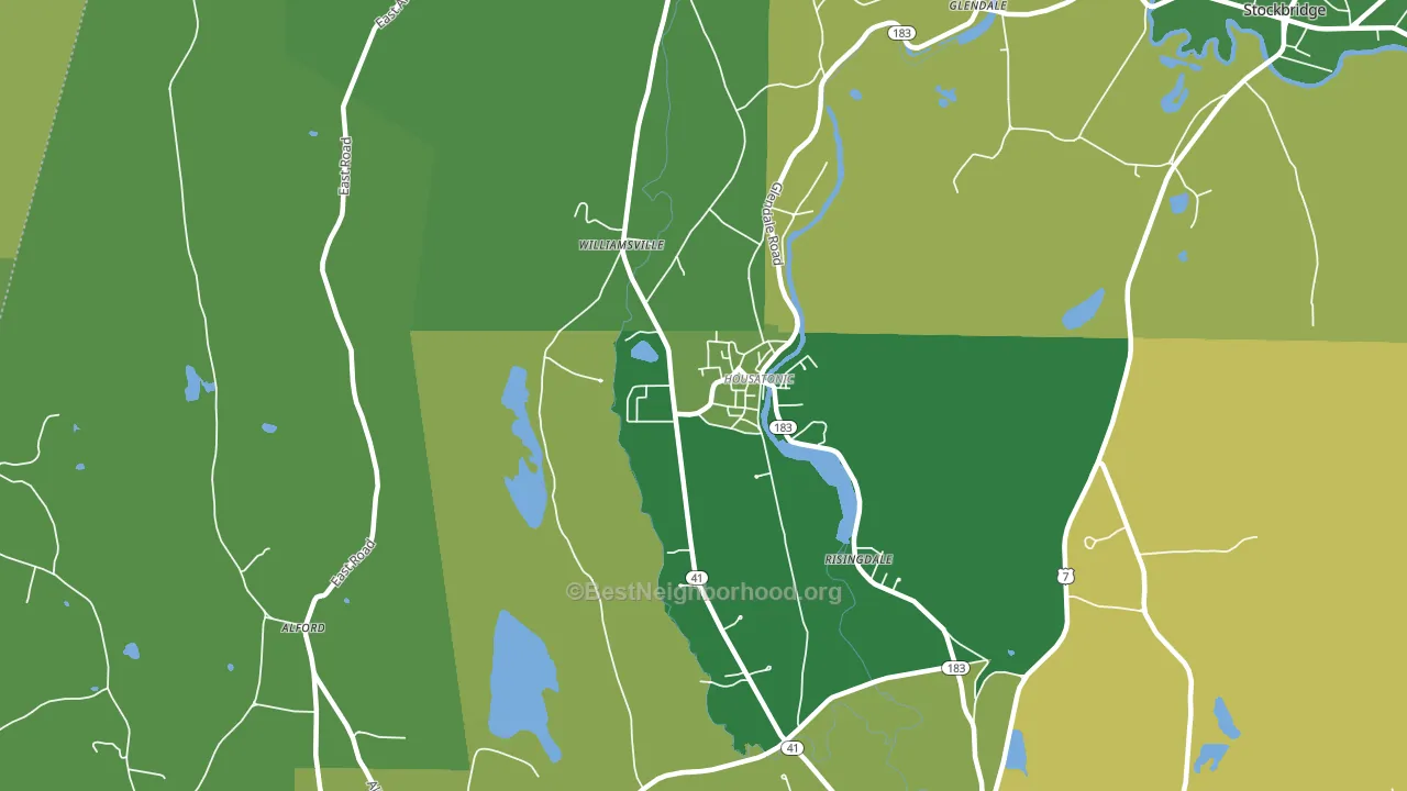 01236, MA block-group voter-turnout map