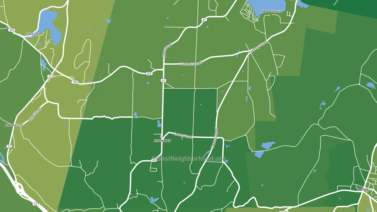 01254, MA block-group voter-turnout map