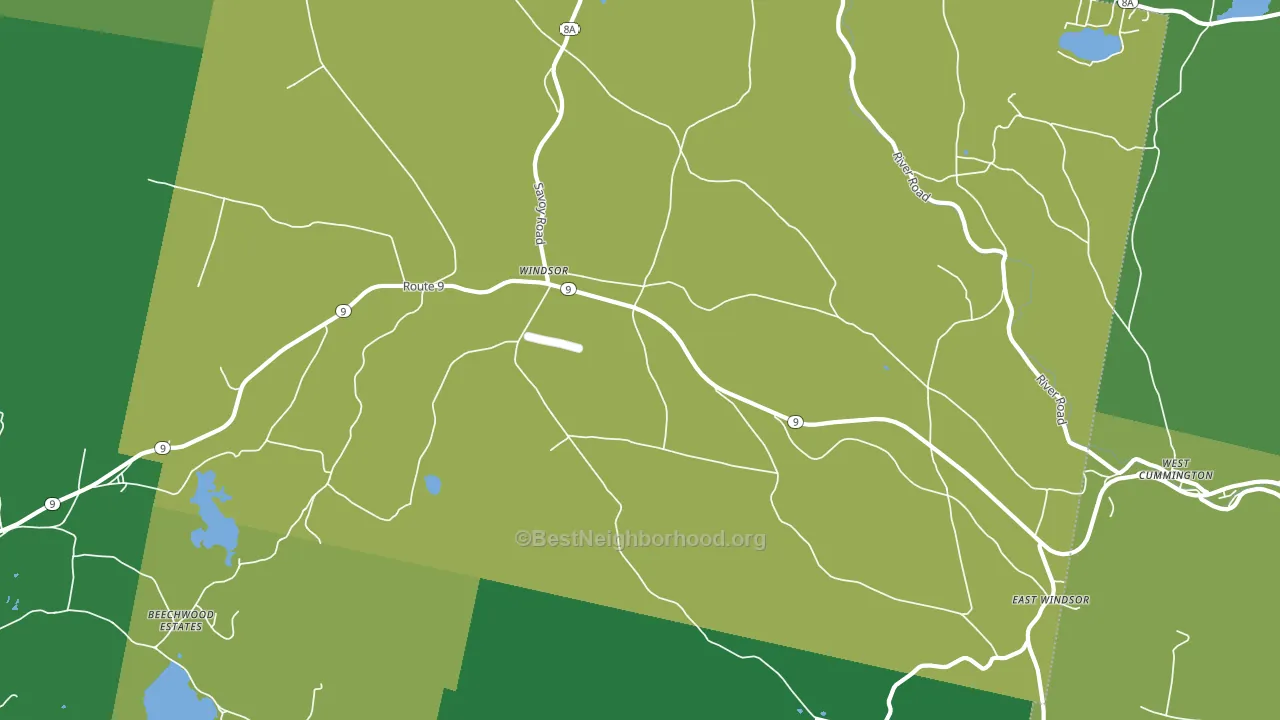 01270, MA block-group voter-turnout map