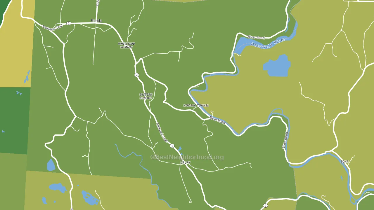 01343, MA block-group voter-turnout map