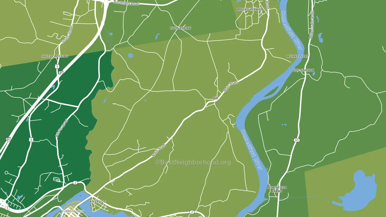 01354, MA block-group voter-turnout map