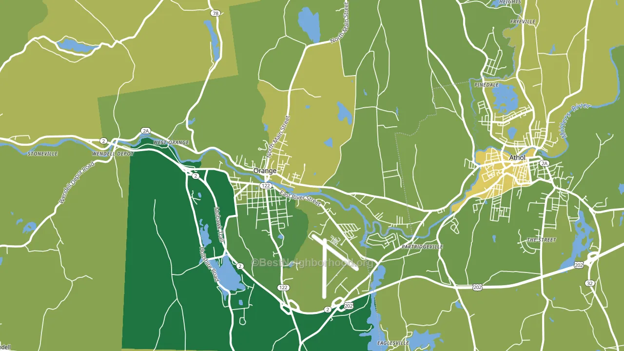 01364, MA block-group voter-turnout map