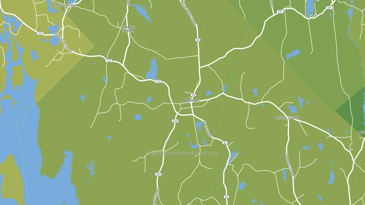 01366, MA block-group voter-turnout map