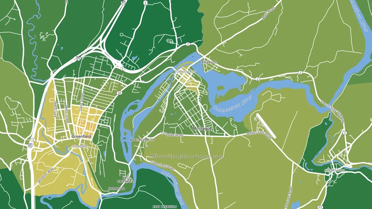 01376, MA block-group voter-turnout map