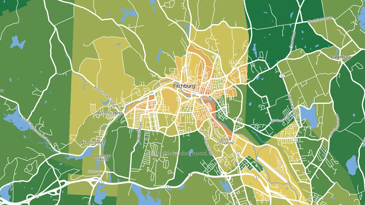 01420, MA block-group voter-turnout map