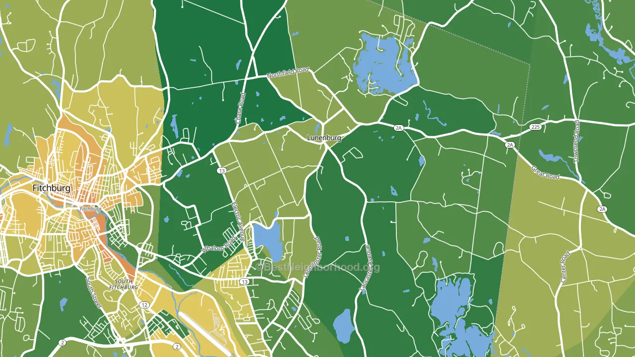 01462, MA block-group voter-turnout map