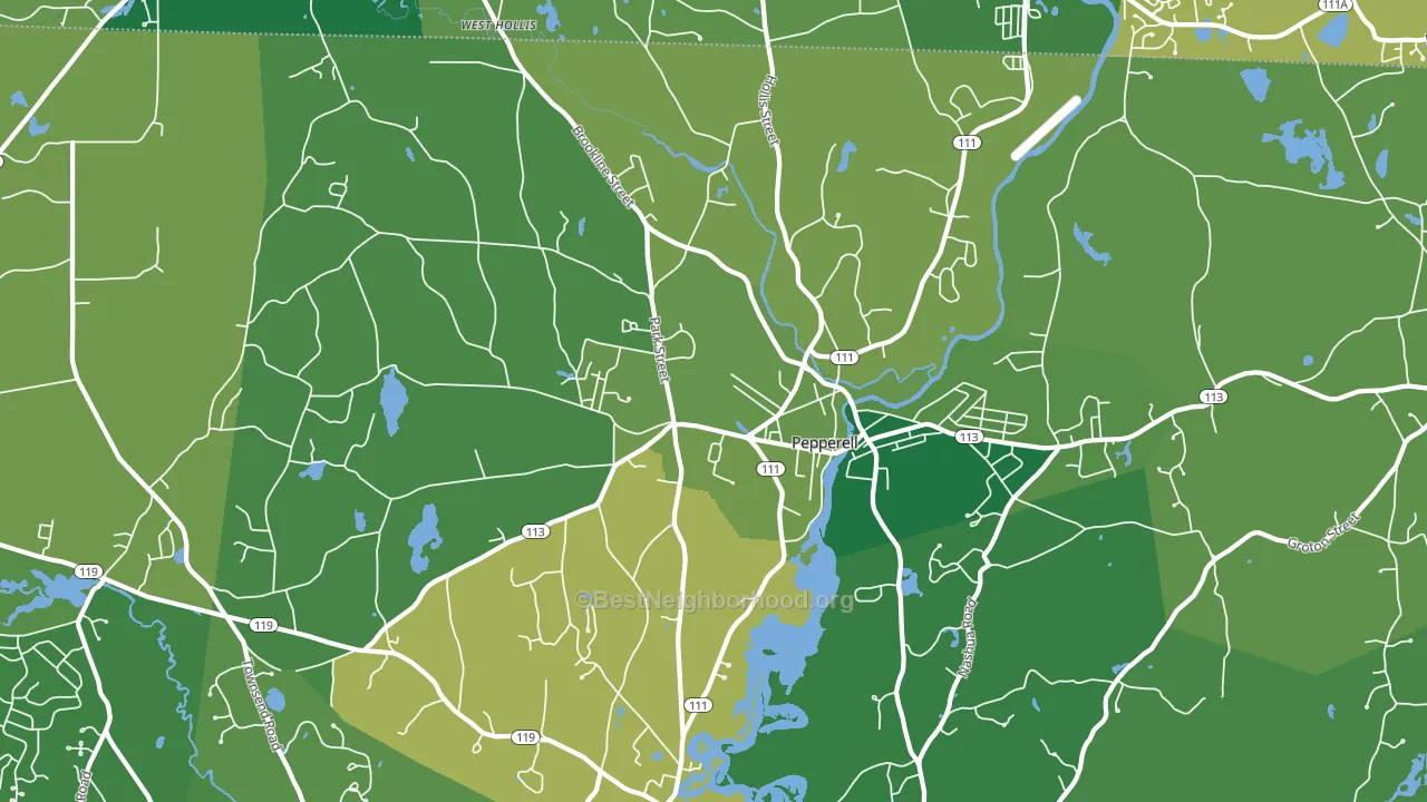 01463, MA block-group voter-turnout map