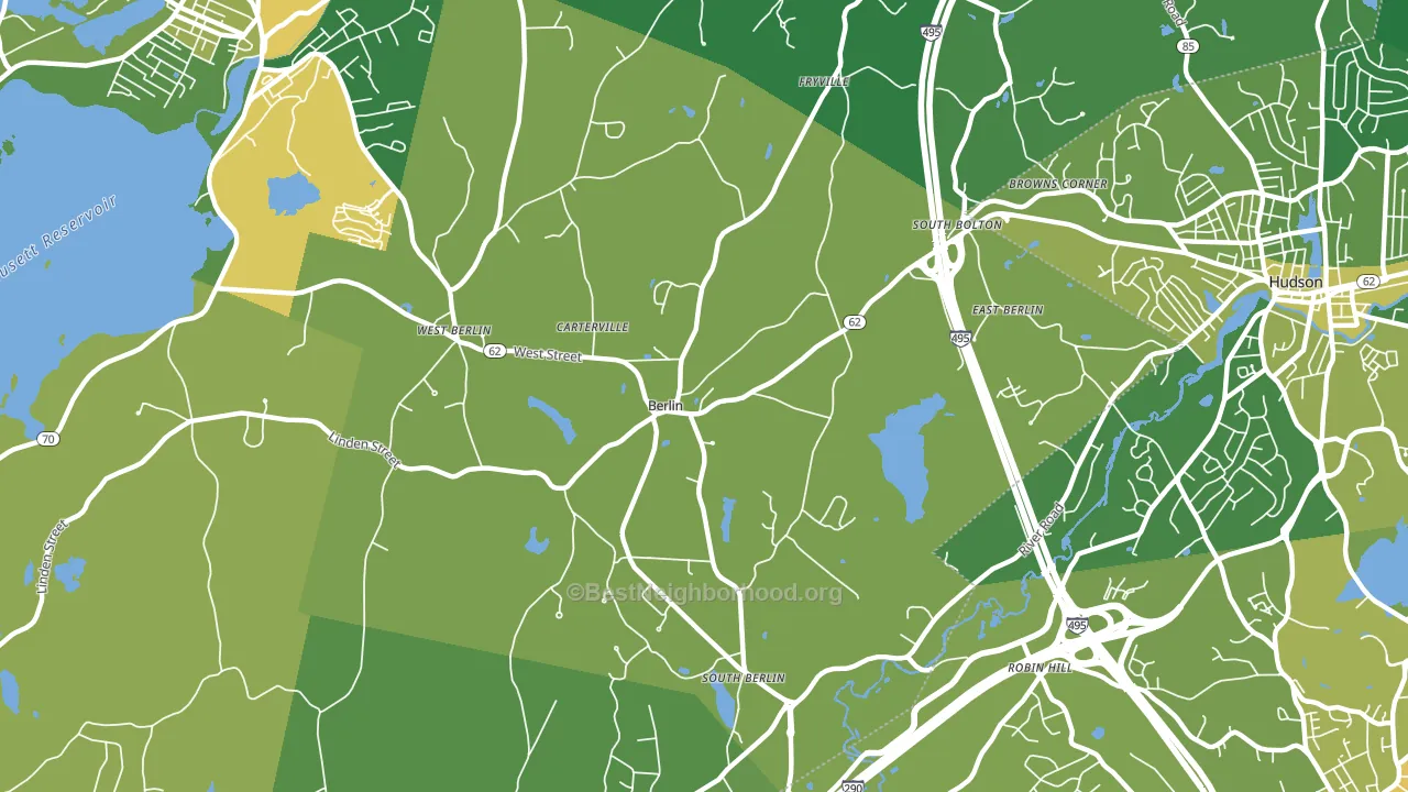 01503, MA block-group voter-turnout map