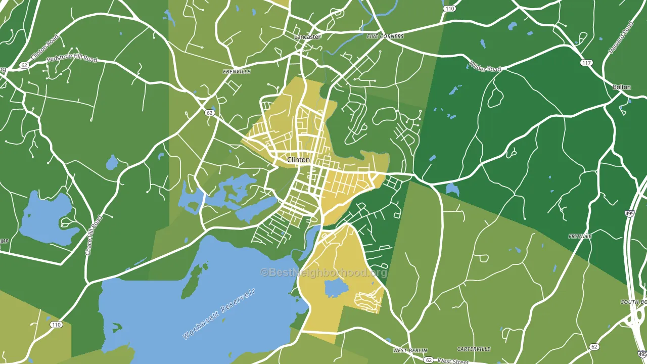 01510, MA block-group voter-turnout map