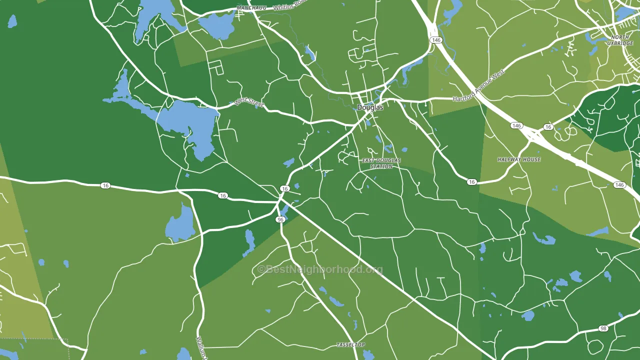01516, MA block-group voter-turnout map
