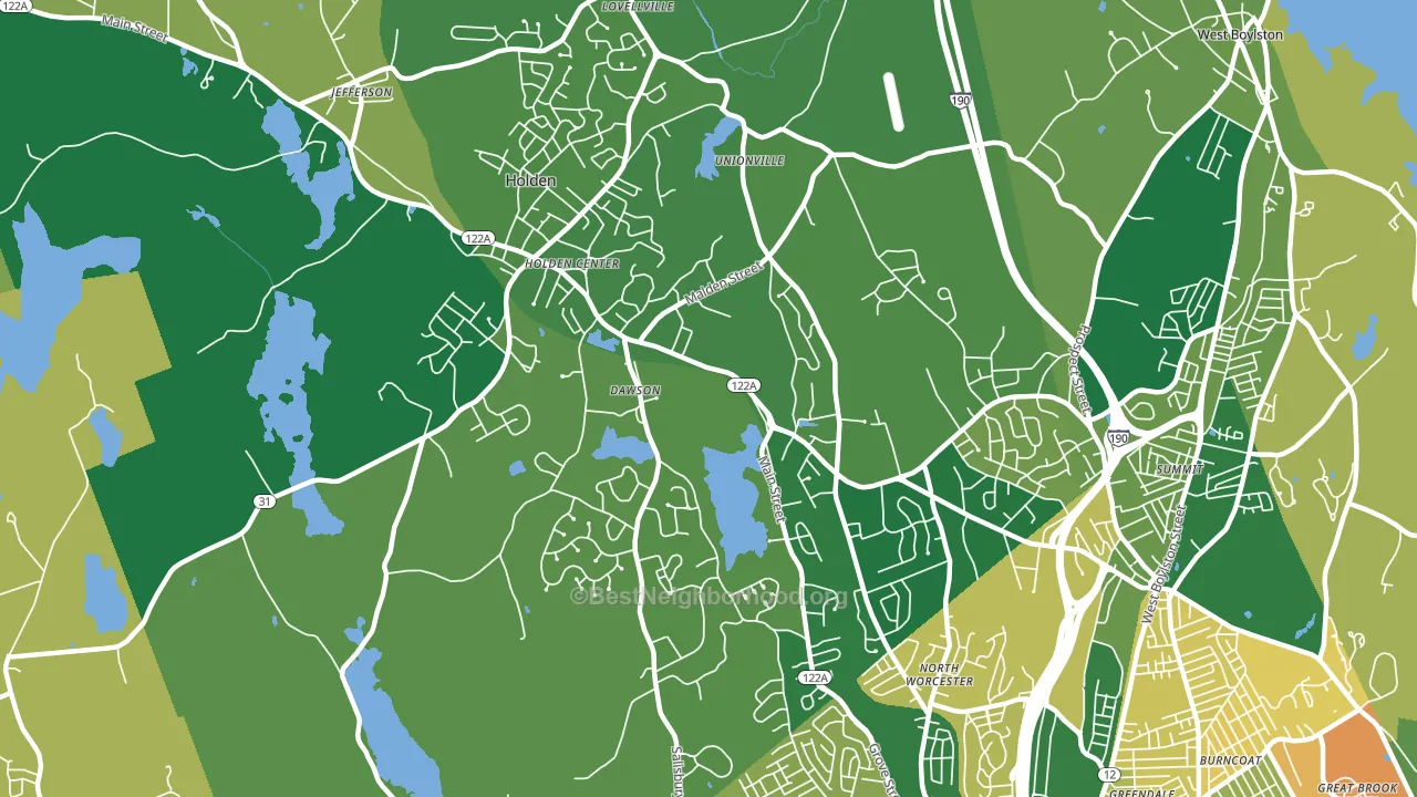 01520, MA block-group voter-turnout map