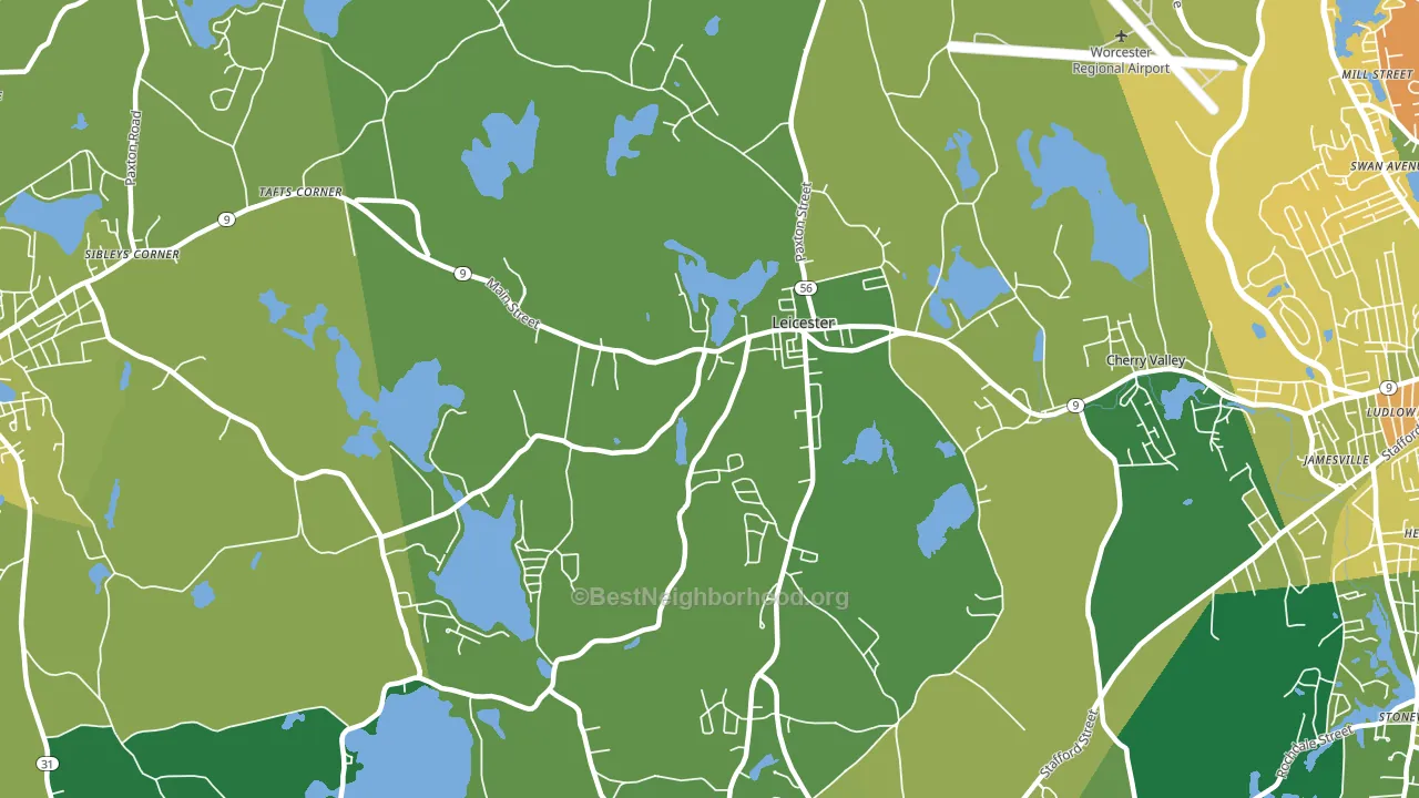 01524, MA block-group voter-turnout map