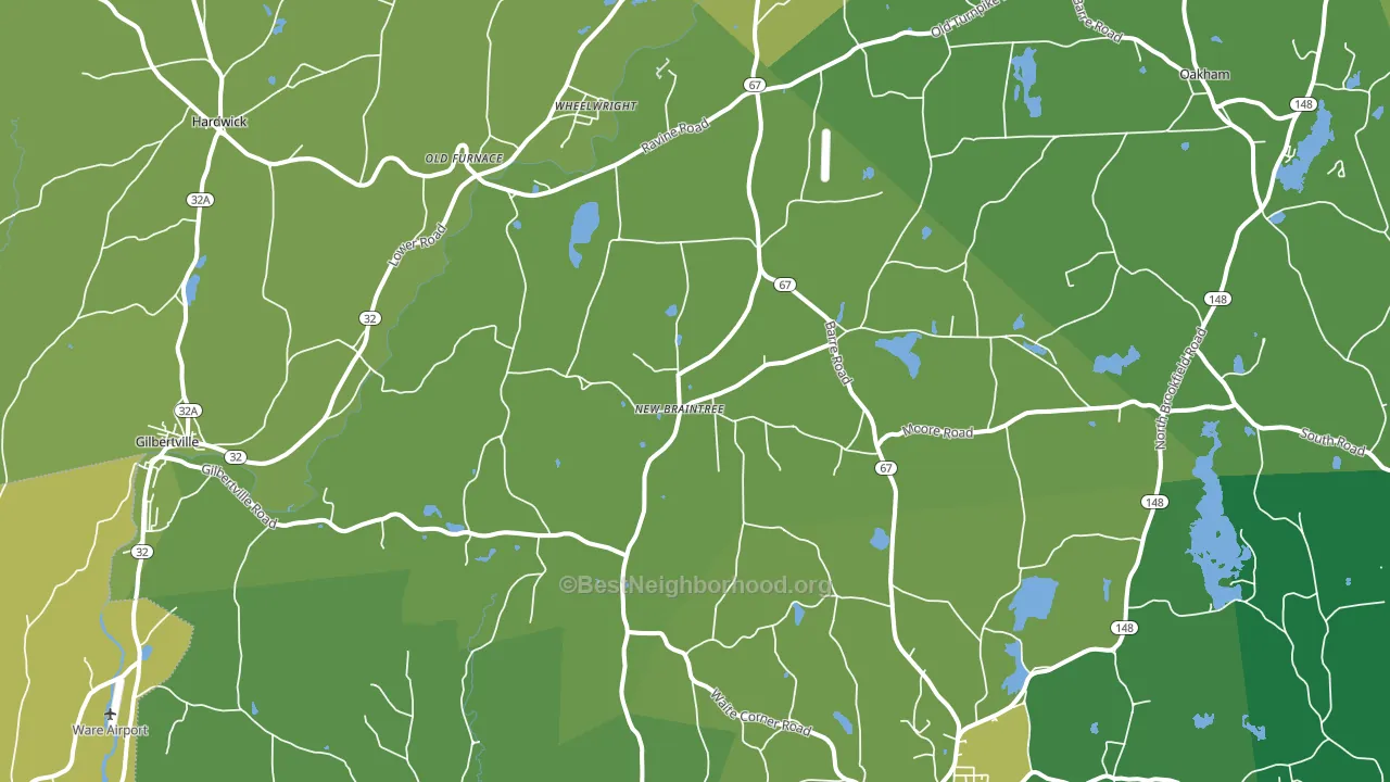 01531, MA block-group voter-turnout map