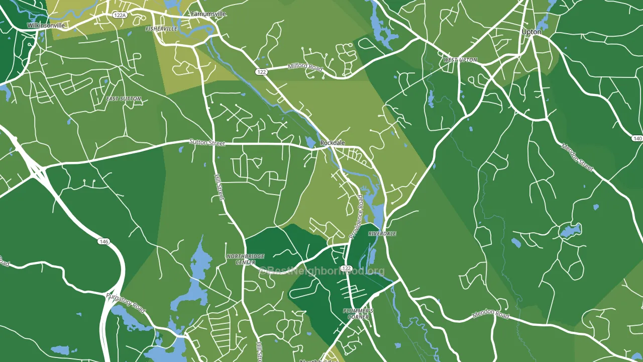 01534, MA block-group voter-turnout map