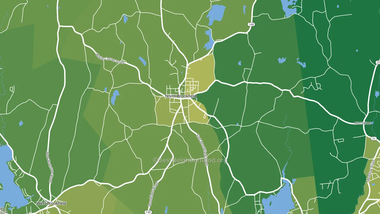 01535, MA block-group voter-turnout map