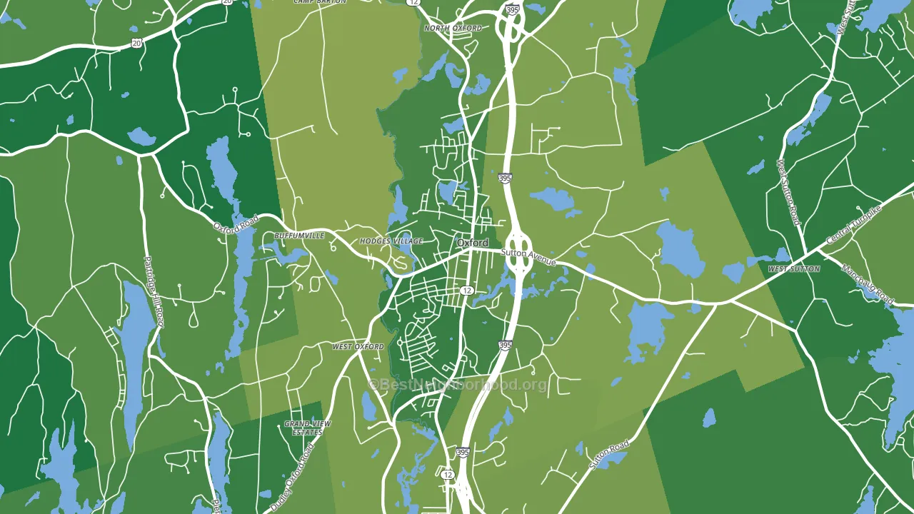 01540, MA block-group voter-turnout map