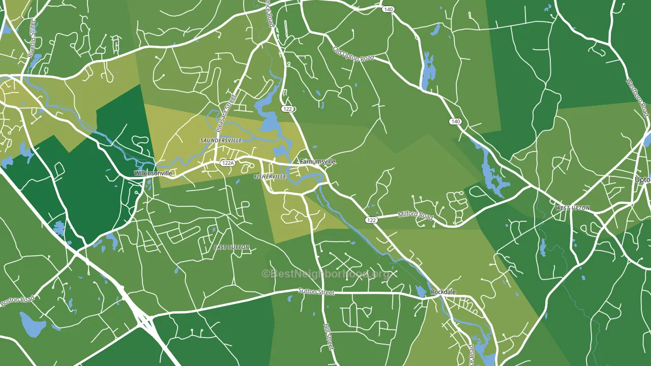 01560, MA block-group voter-turnout map