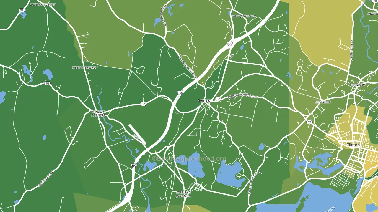 01564, MA block-group voter-turnout map