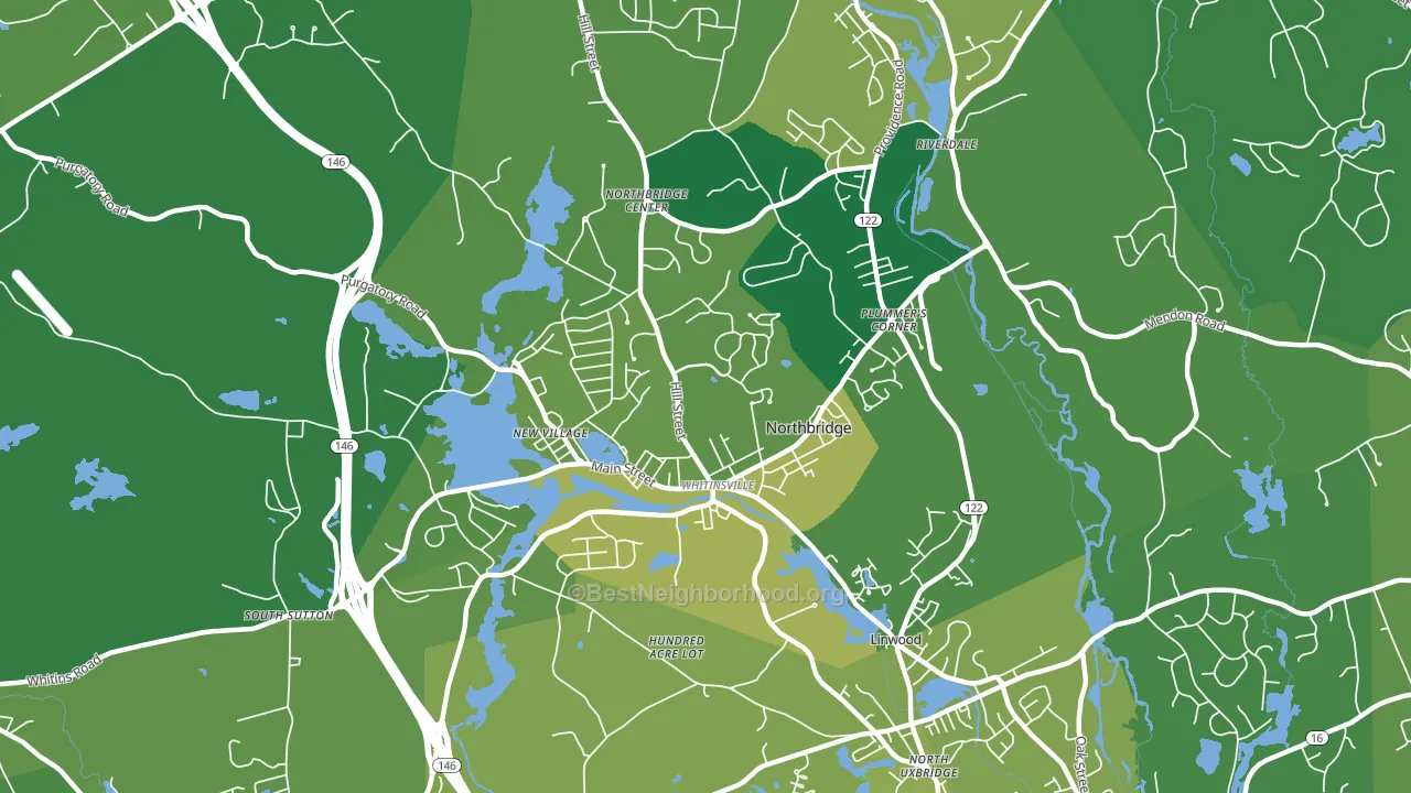 01588, MA block-group voter-turnout map
