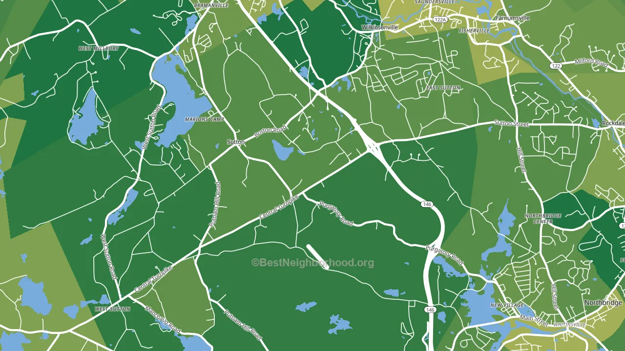 01590, MA block-group voter-turnout map