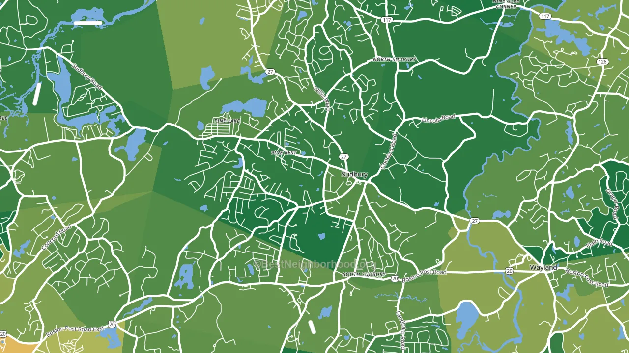 01776, MA block-group voter-turnout map