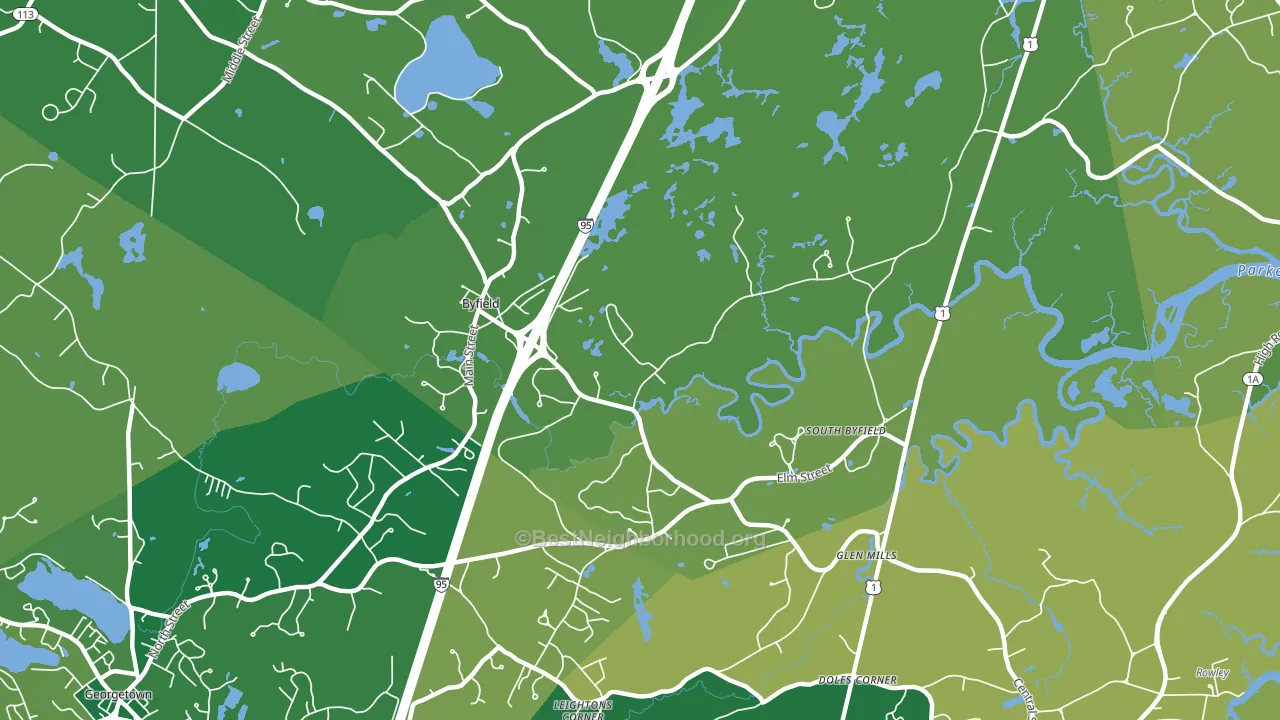 01922, MA block-group voter-turnout map