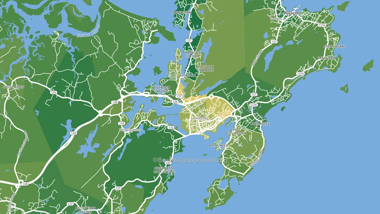 01930, MA block-group voter-turnout map
