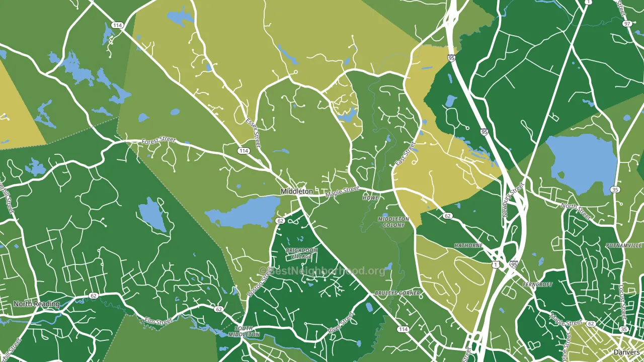01949, MA block-group voter-turnout map