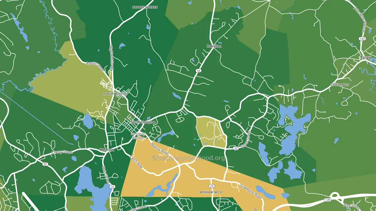 01982, MA block-group voter-turnout map