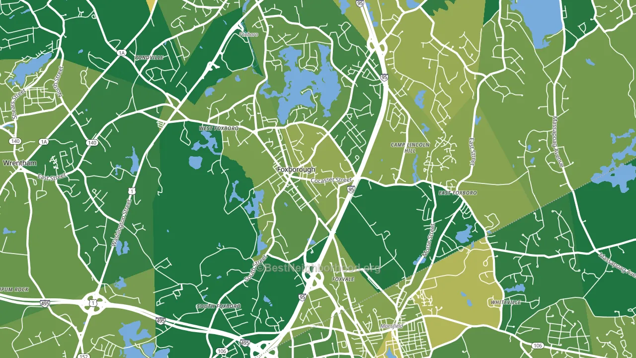 02035, MA block-group voter-turnout map