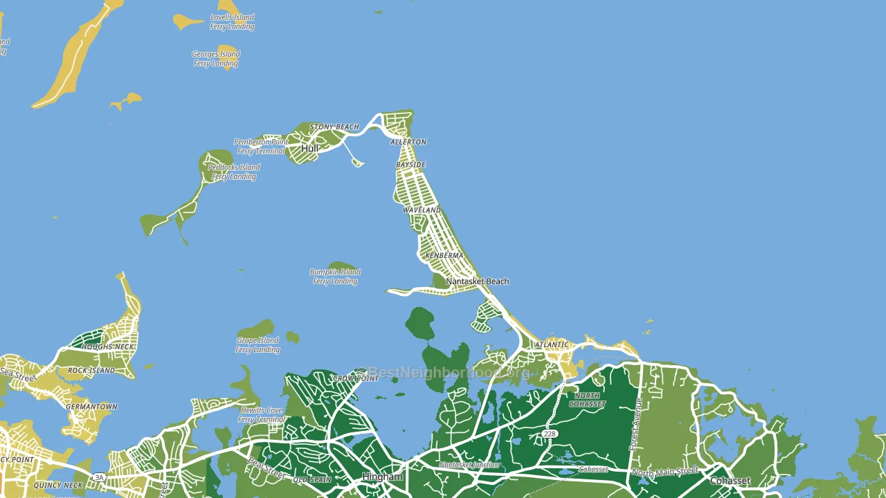 02045, MA block-group voter-turnout map