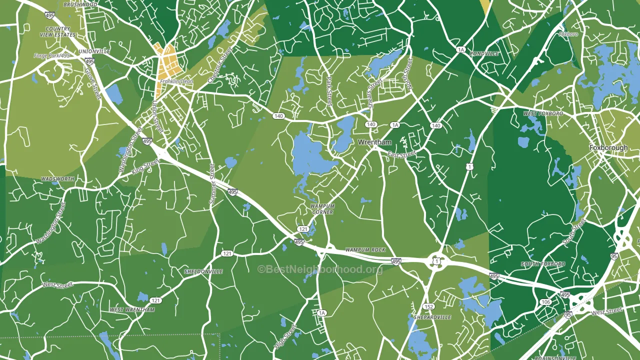 02093, MA block-group voter-turnout map