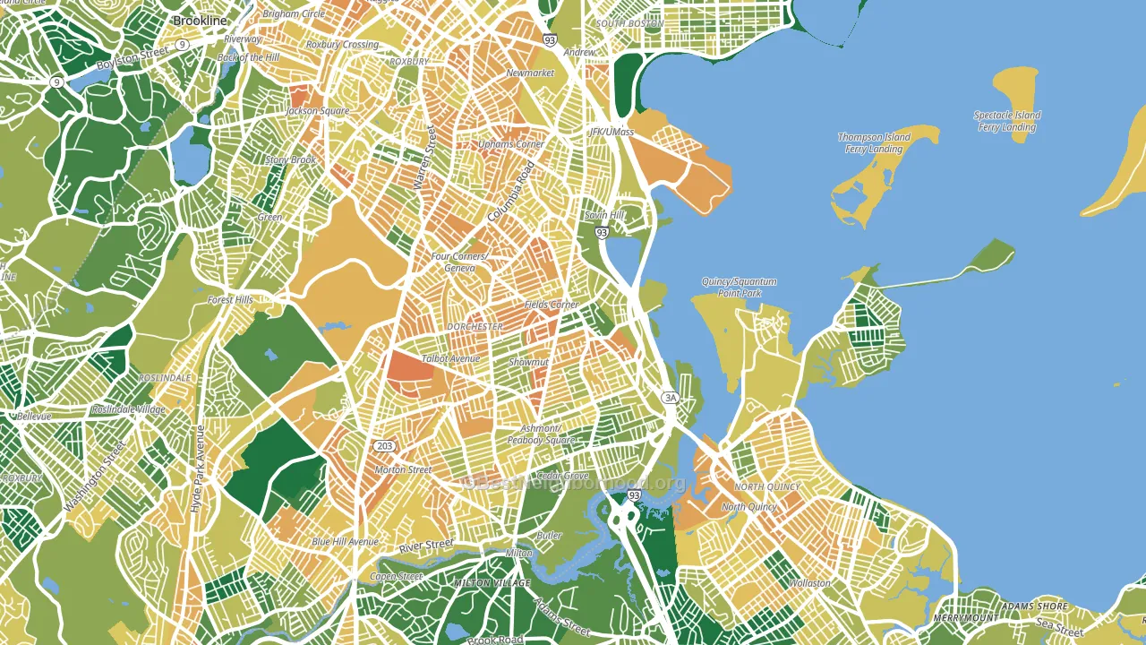 02122, MA block-group voter-turnout map