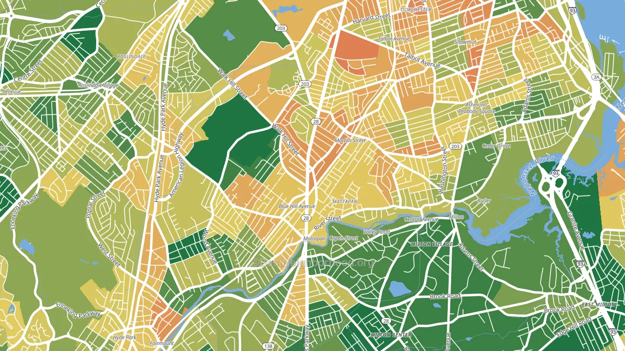 02126, MA block-group voter-turnout map