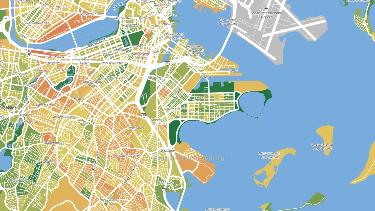 02127, MA block-group voter-turnout map