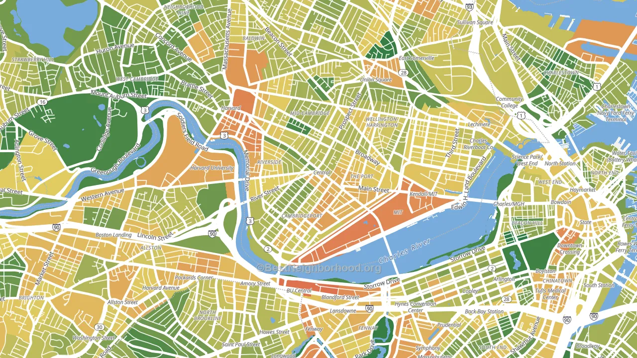 02139, MA block-group voter-turnout map
