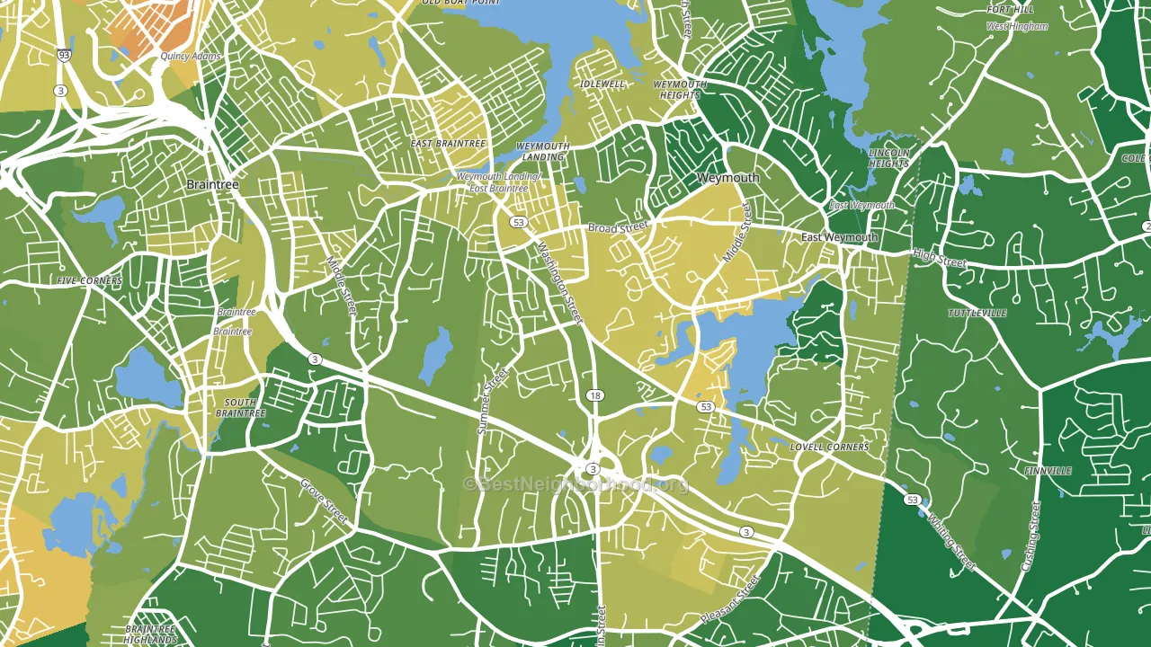 02188, MA block-group voter-turnout map