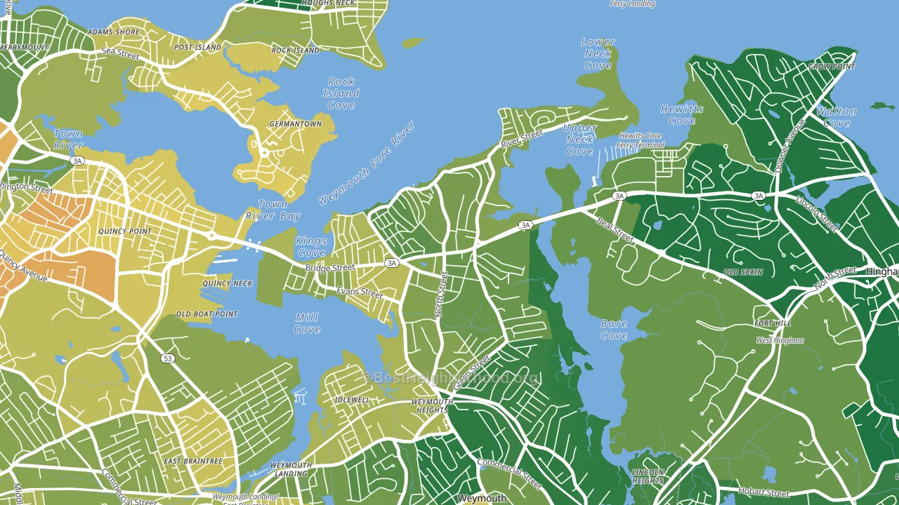 02191, MA block-group voter-turnout map