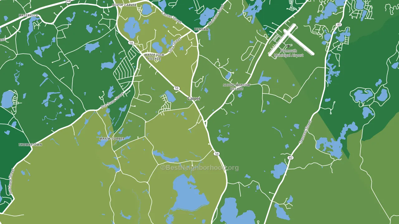 02330, MA block-group voter-turnout map