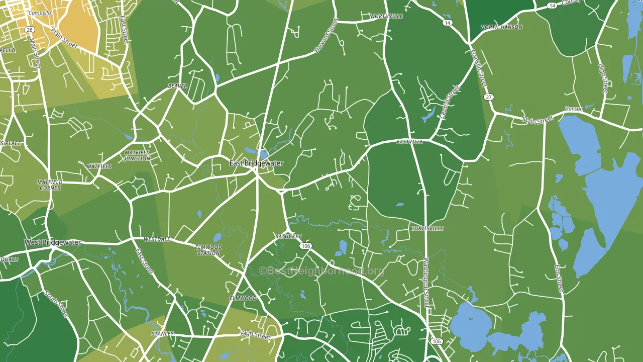 02333, MA block-group voter-turnout map