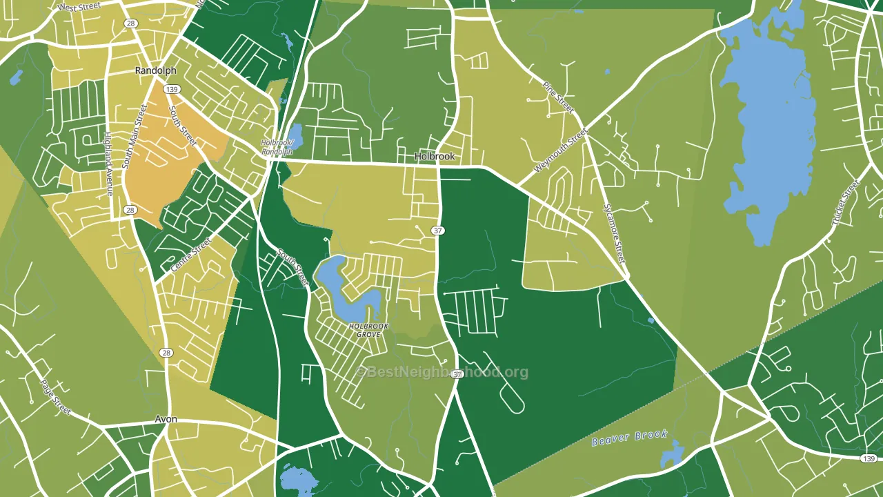 02343, MA block-group voter-turnout map