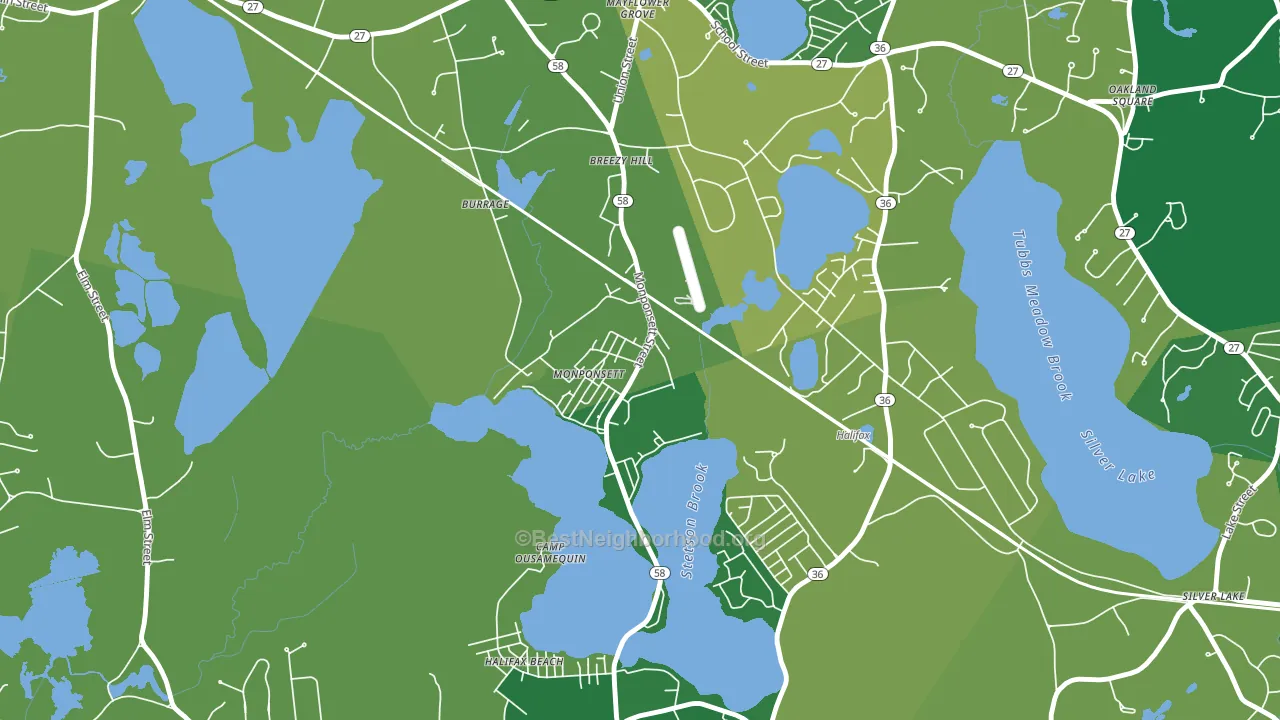 02350, MA block-group voter-turnout map
