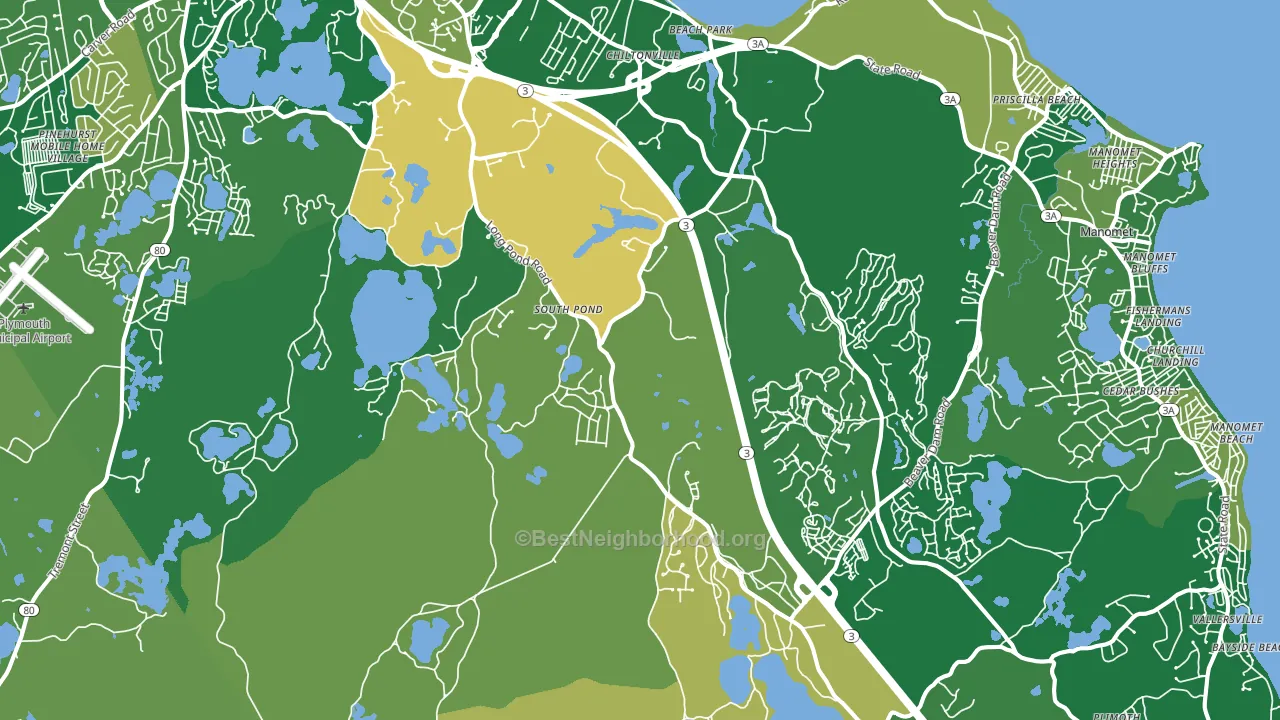 02360, MA block-group voter-turnout map