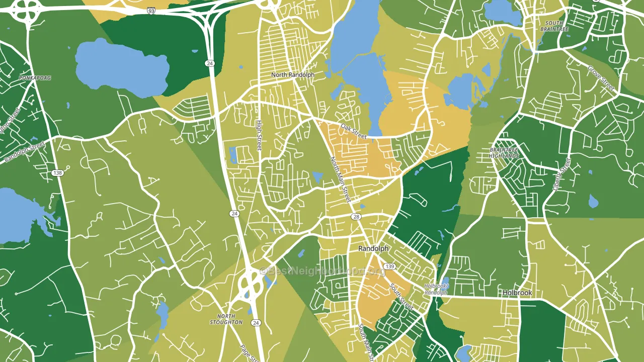 02368, MA block-group voter-turnout map