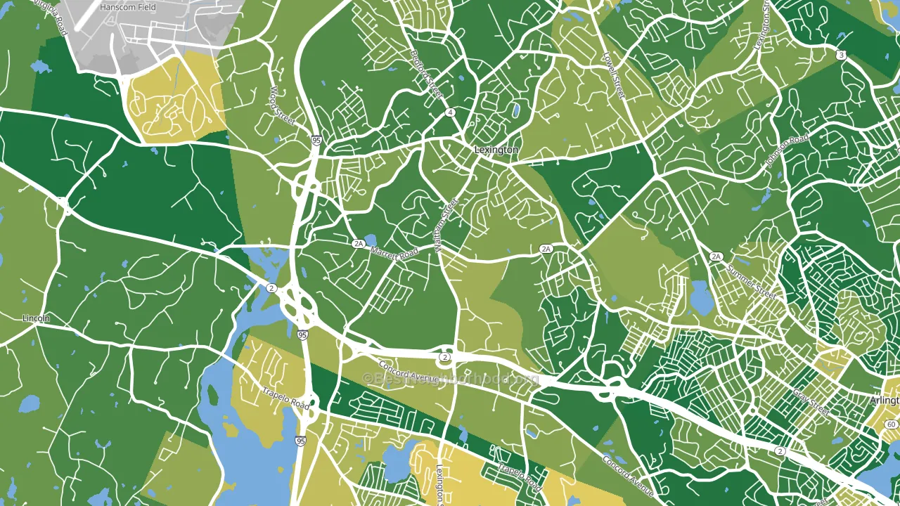 02421, MA block-group voter-turnout map
