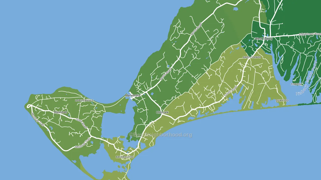 02535, MA block-group voter-turnout map