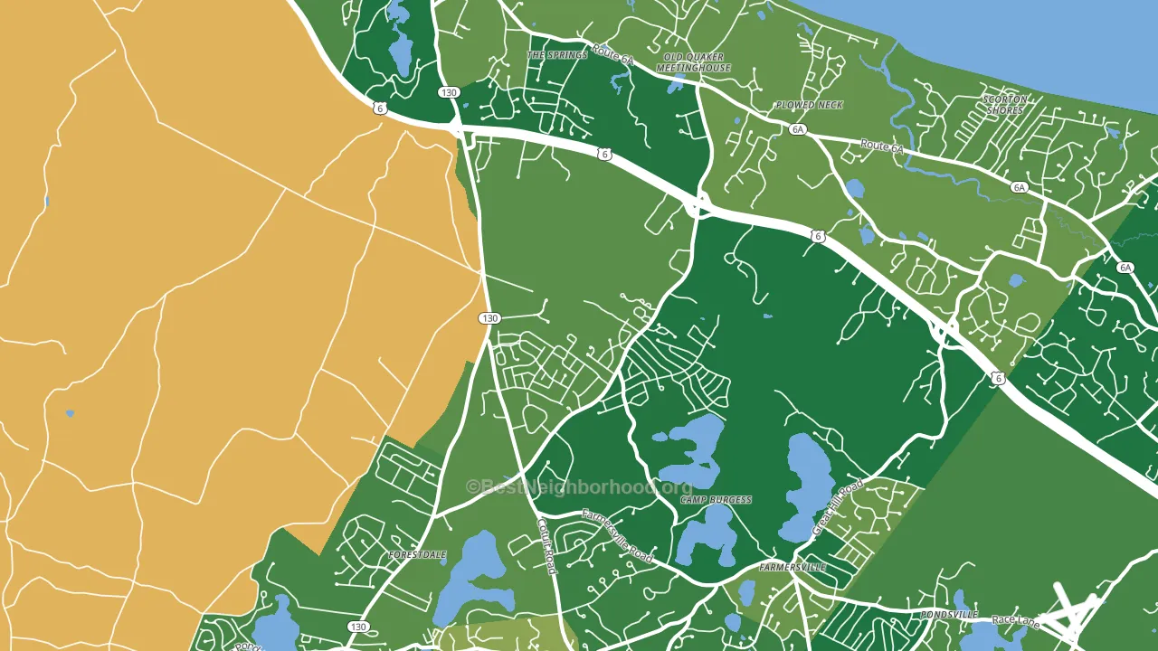 02563, MA block-group voter-turnout map